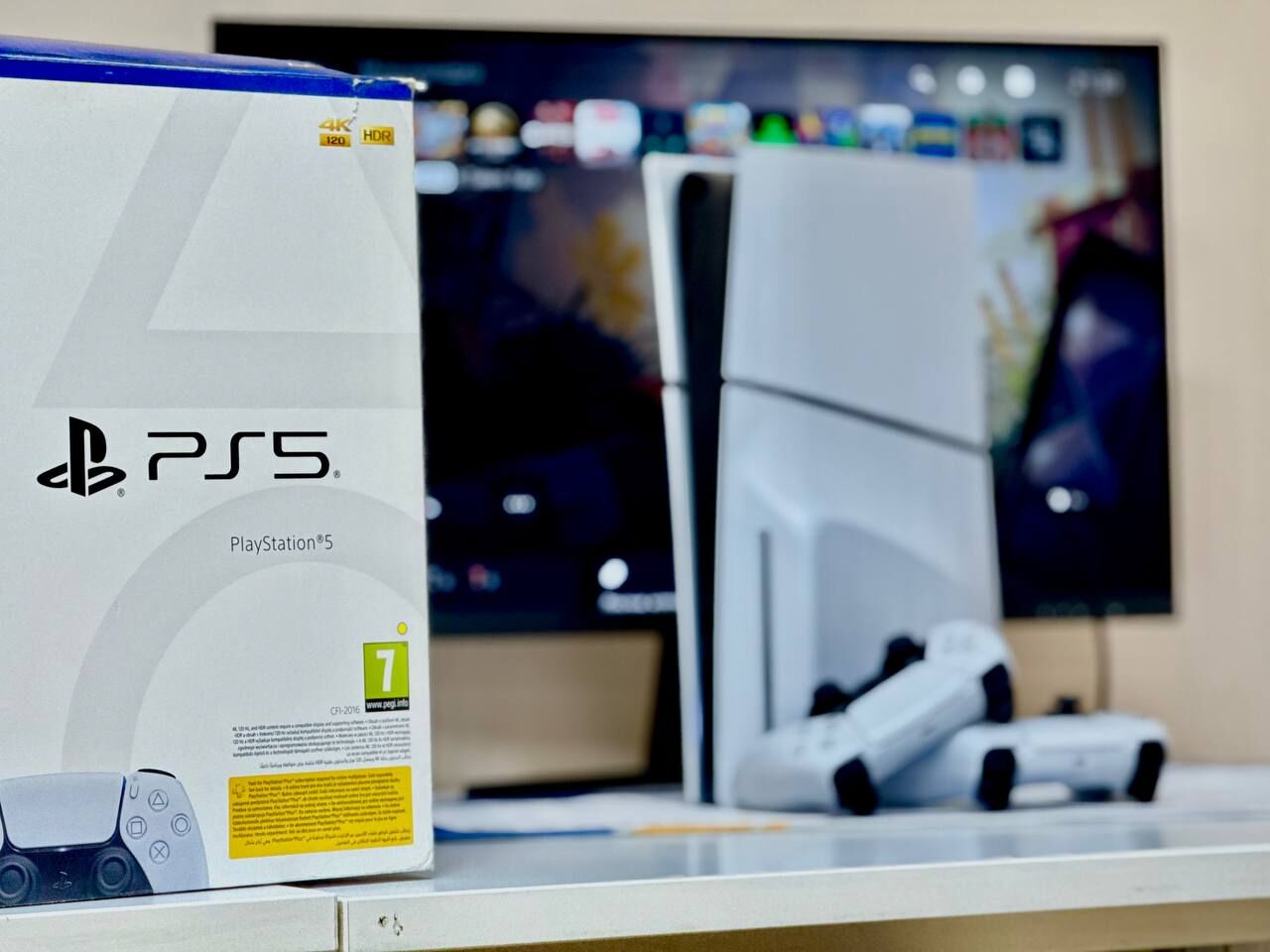 PS5 Slim 1TB + 12 игр+2 джойст - Ашхабад - img 7