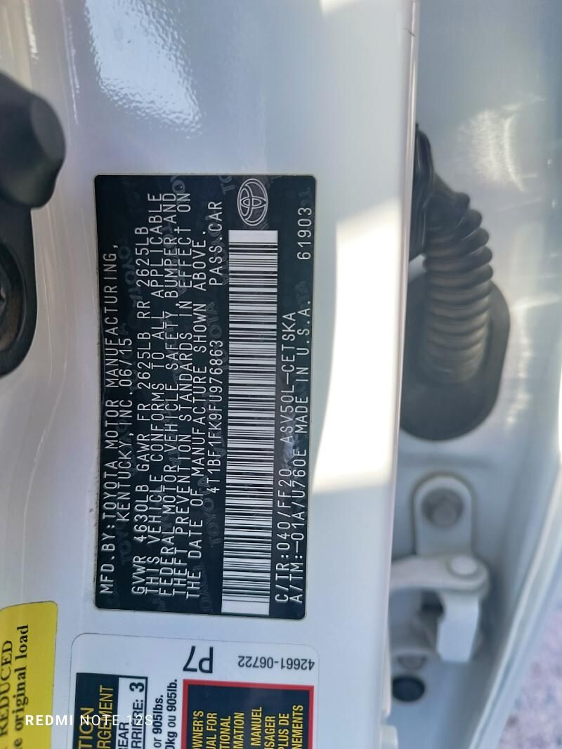 Toyota Camry 2016 - 270 000 TMT - Mary - img 7