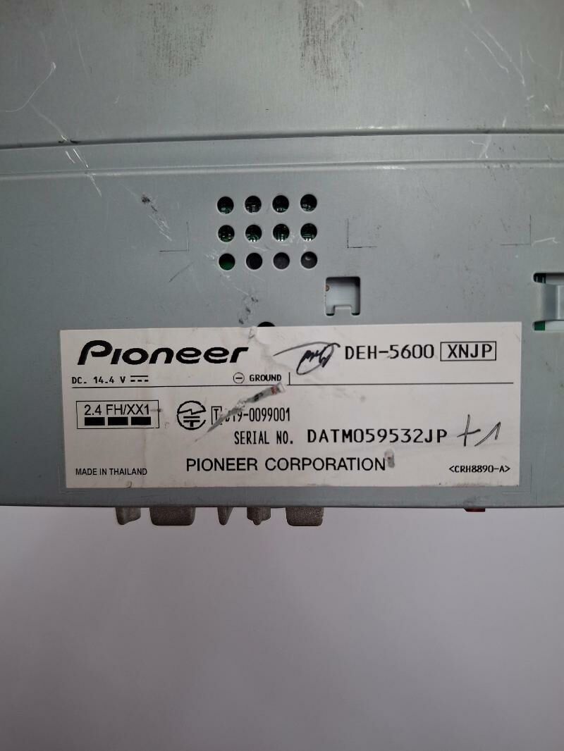 Pioneer Carrozzeria DEH-5600 1 800 TMT - Дашогуз - img 2