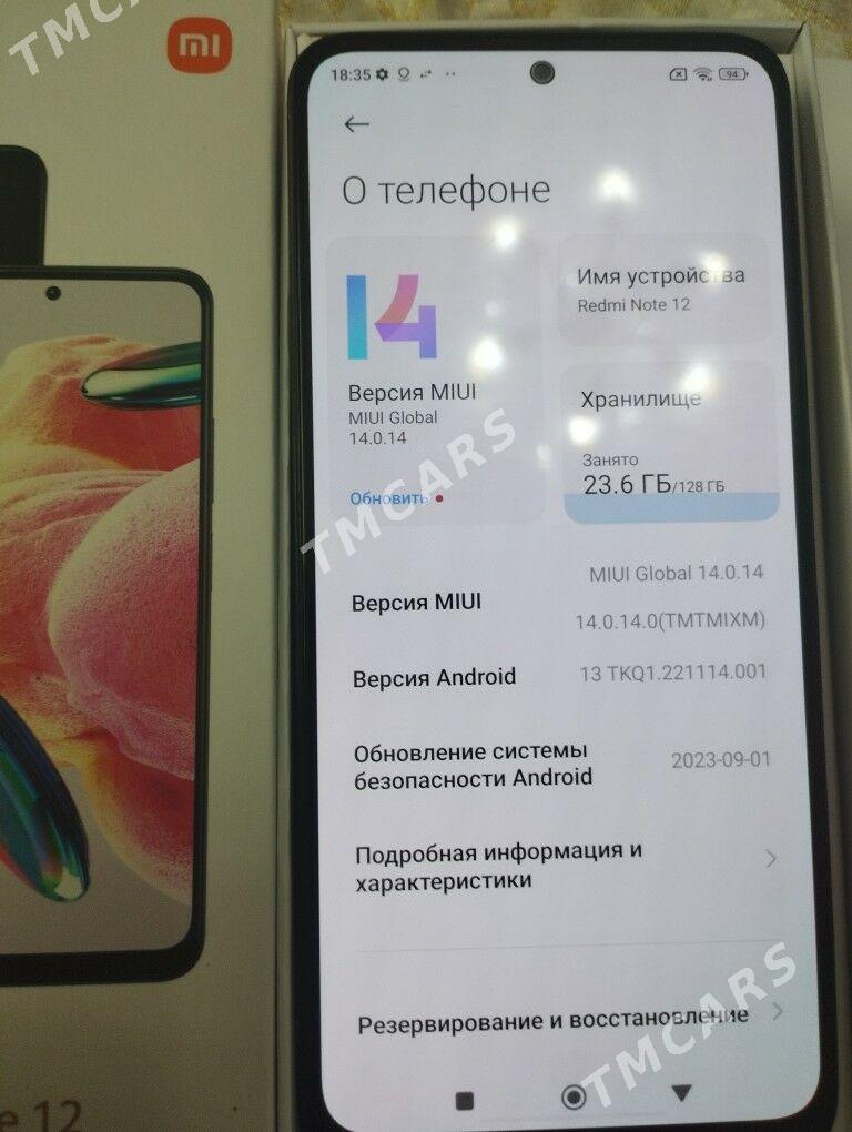 Redmi Note 12 Ram8+4 Rom128gb - Туркменабат - img 3