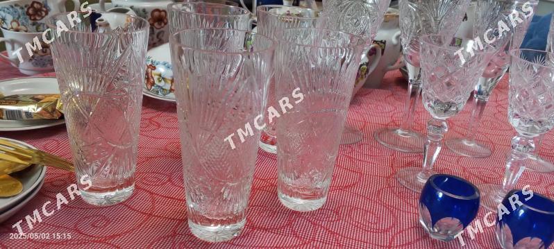 хрустальные бокалы 5шт 150м - Кëши - img 2