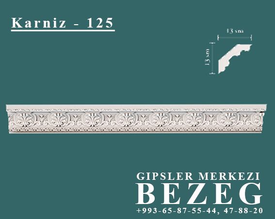 Nagyşly karnizler gips/гипс - ул. Московская (10 йыл абаданчылык ш.) - img 9