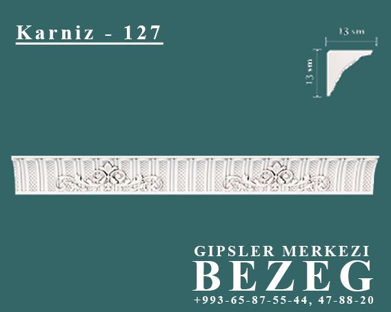 Nagyşly karnizler gips/гипс - ул. Московская (10 йыл абаданчылык ш.) - img 8
