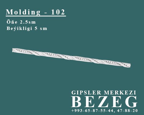 Moldinglar gips/гипс - Moskowskiý köç. (10 ýyl abadançylyk şaýoly) - img 7