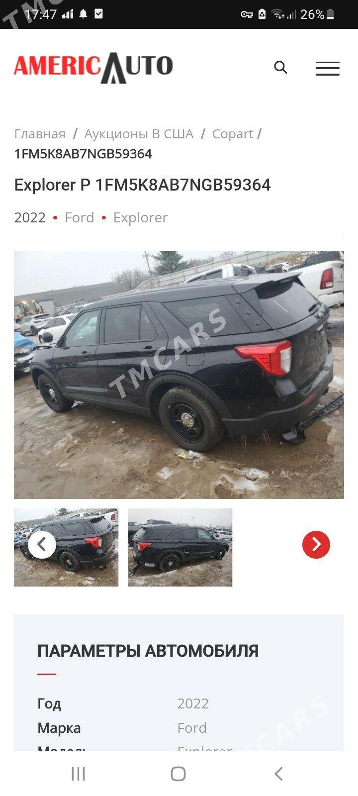 Ford Explorer 2022 - 260 000 TMT - Мары - img 10