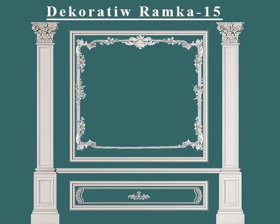 Dekoratiw ramkalar. gips/гипс - ул. Московская (10 йыл абаданчылык ш.) - img 2