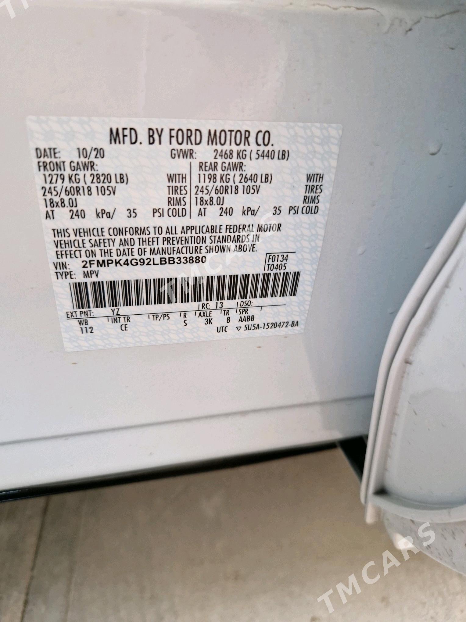 Ford Edge 2020 - 410 000 TMT - Parahat 4 - img 10