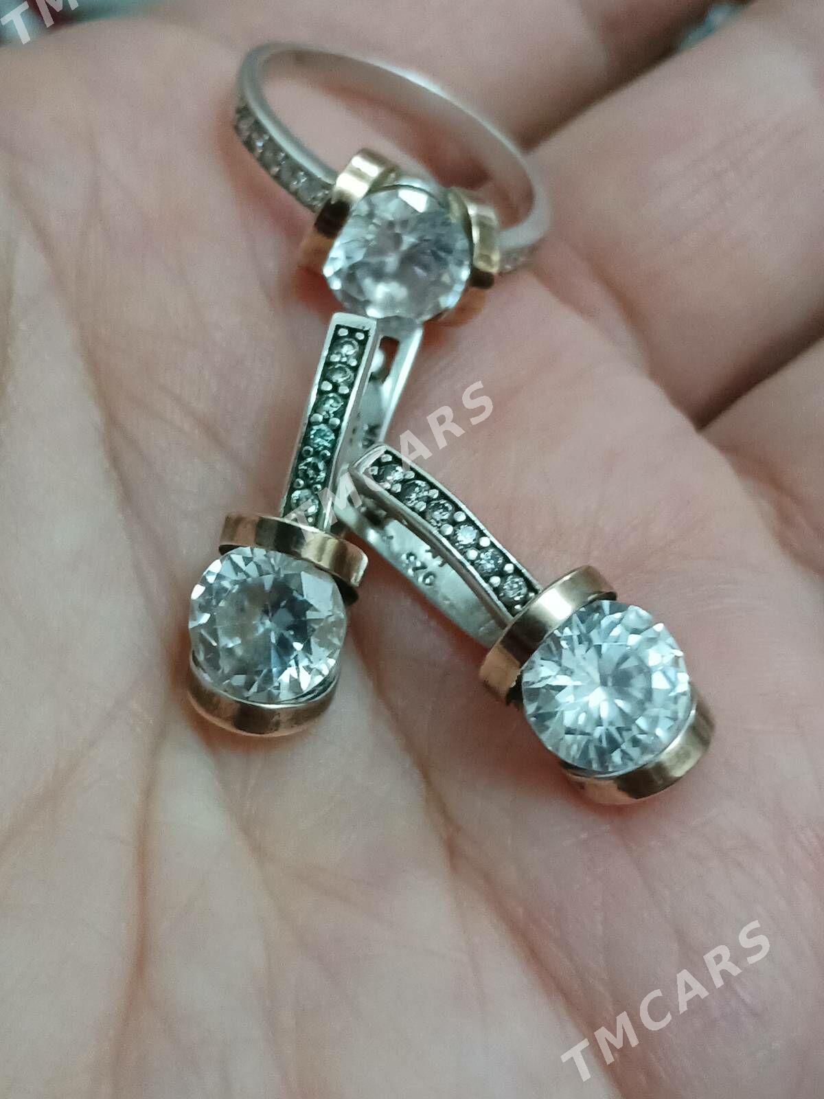 8K gyzyl kümüş komplekt - Ашхабад - img 2