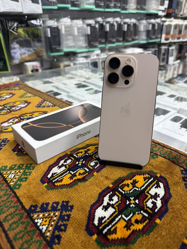 iPhone 16 pro 128GB 2sim 100% - Garaşsyzlygyň 15 ýyllygy Söwda Merkezi - img 4