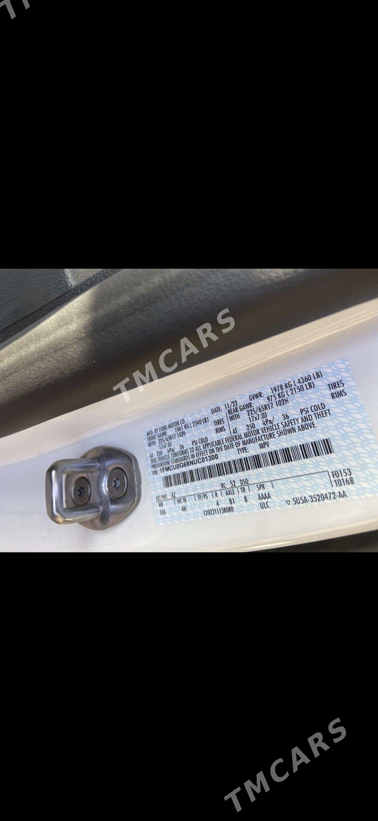 Ford Escape 2022 - 380 000 TMT - Aşgabat - img 8