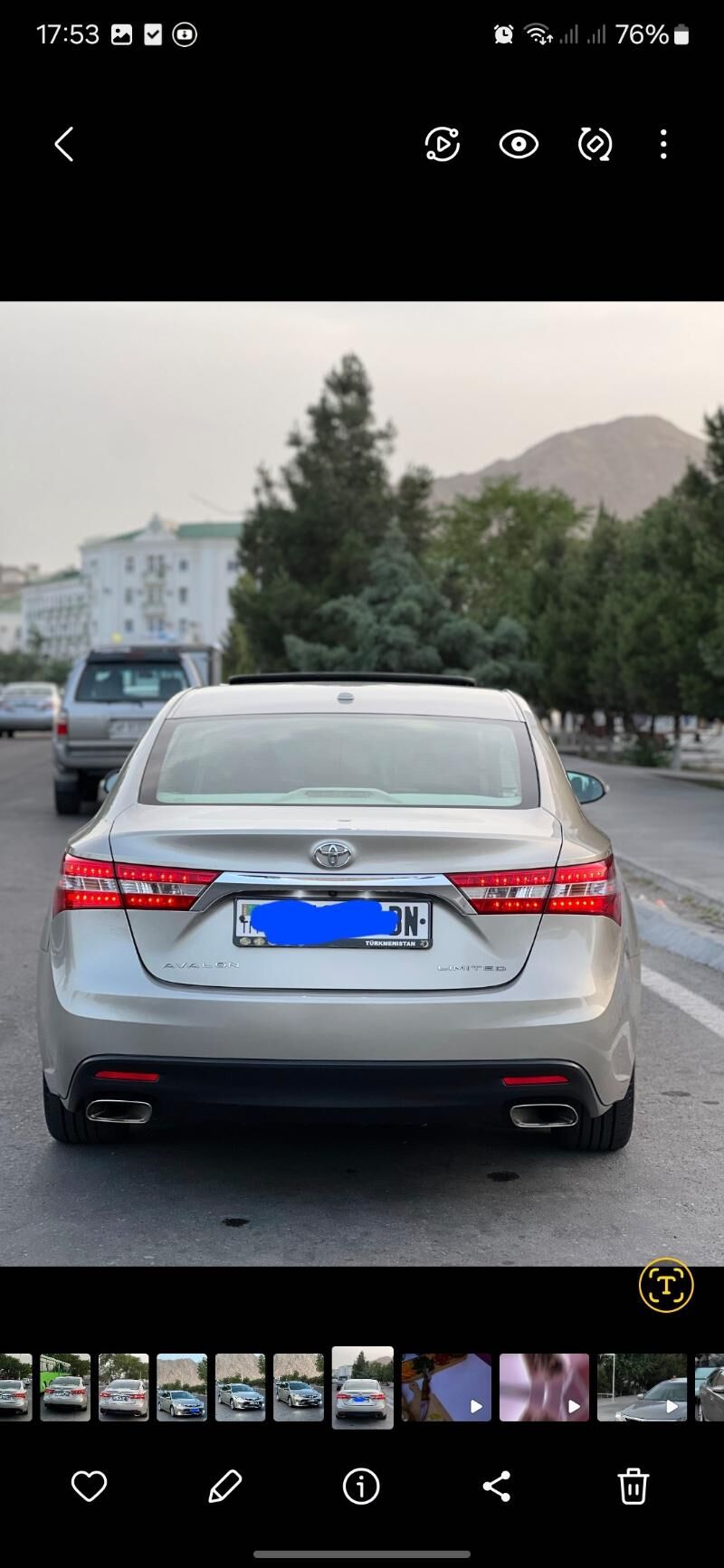 Toyota Avalon 2013 - 330 000 TMT - Туркменбаши - img 3