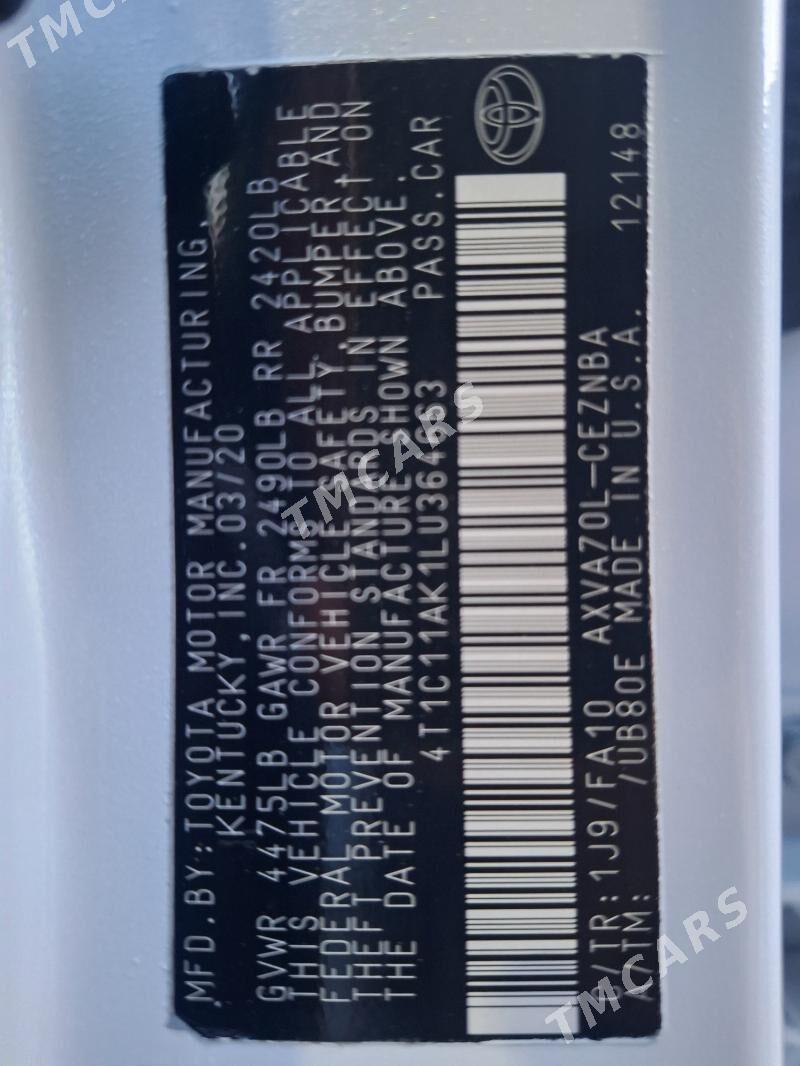Toyota Camry 2020 - 268 000 TMT - Mary - img 9
