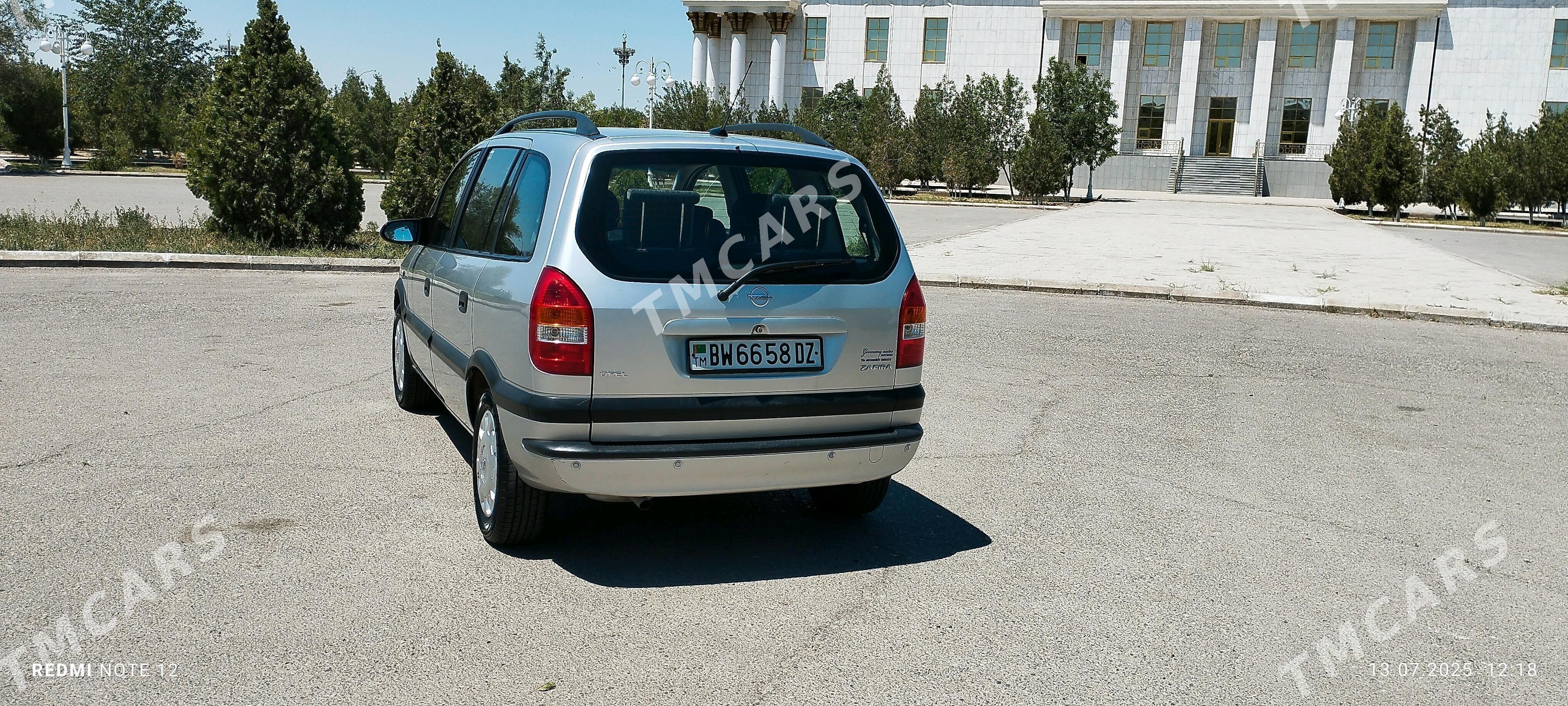 Opel Zafira 2002 - 110 000 TMT - Дашогуз - img 7