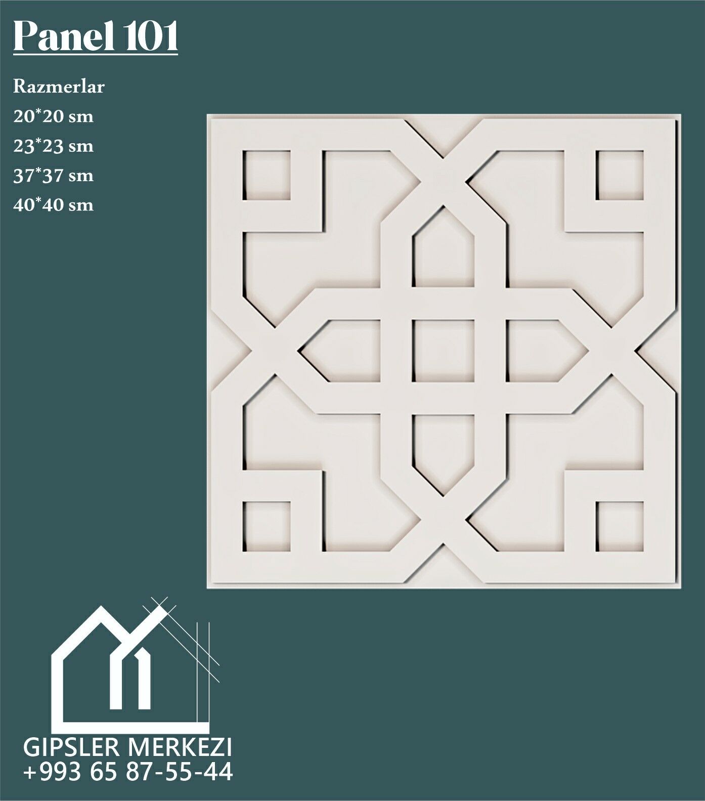 3d Panel gips/гипс - ул. Московская (10 йыл абаданчылык ш.) - img 9