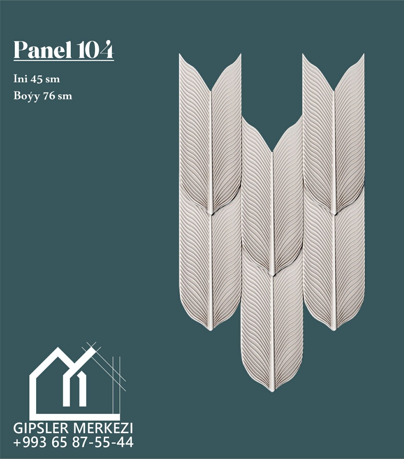 3d Panel gips/гипс - ул. Московская (10 йыл абаданчылык ш.) - img 8