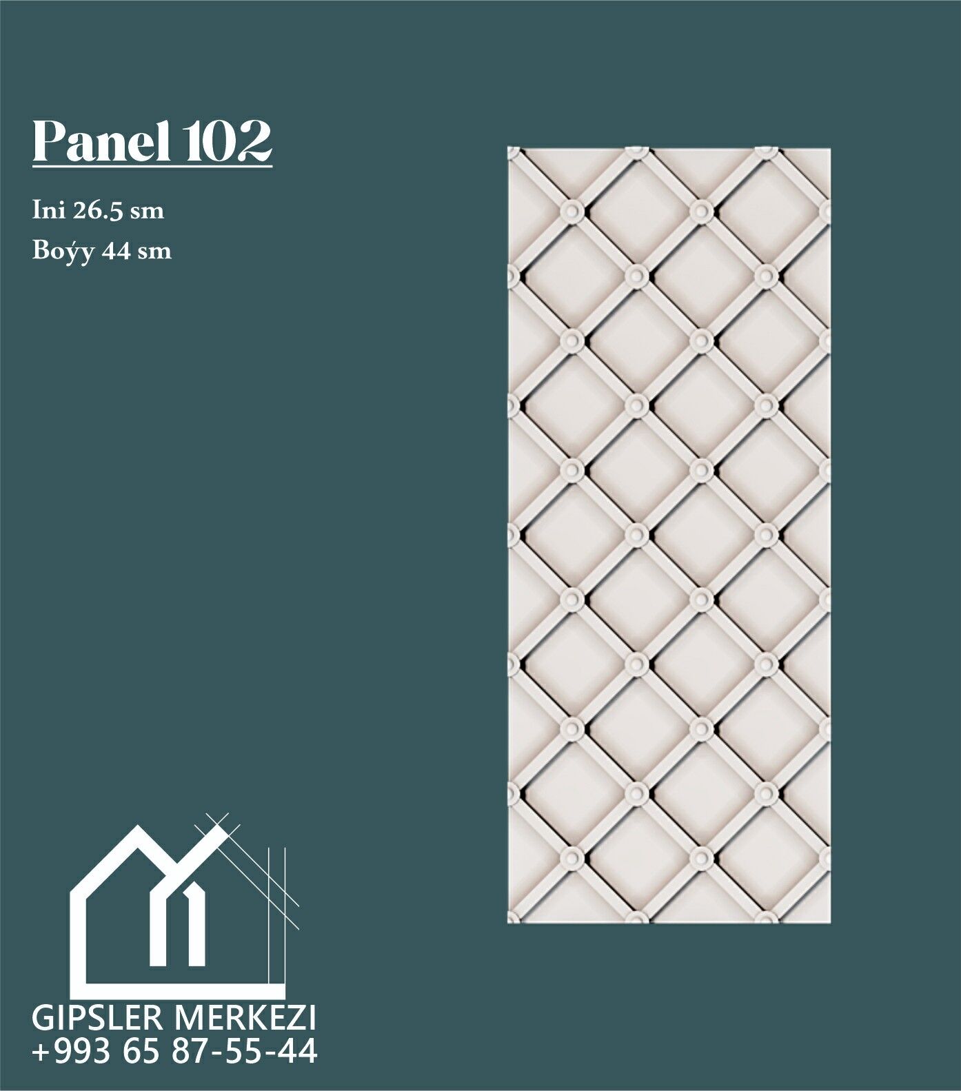 3d Panel gips/гипс - ул. Московская (10 йыл абаданчылык ш.) - img 10
