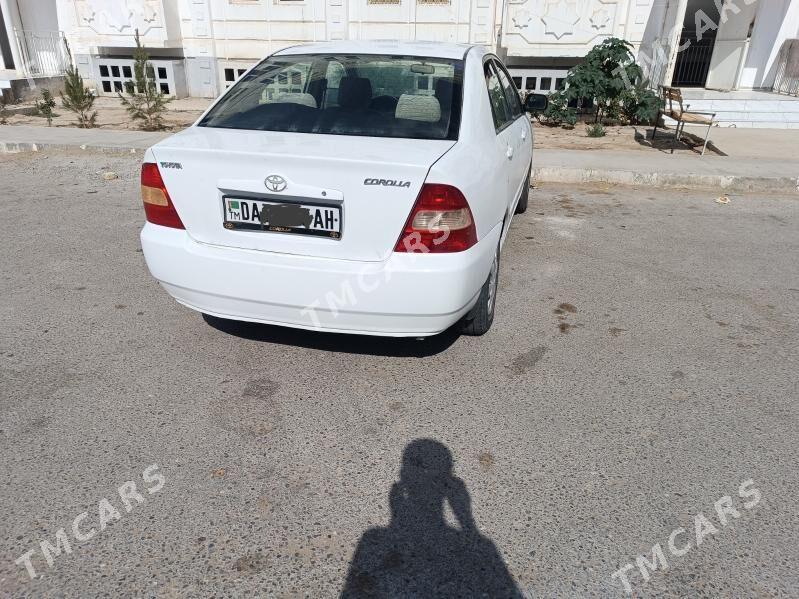 Toyota Corolla 2002 - 85 000 TMT - Ак-Бугдайский этрап - img 3