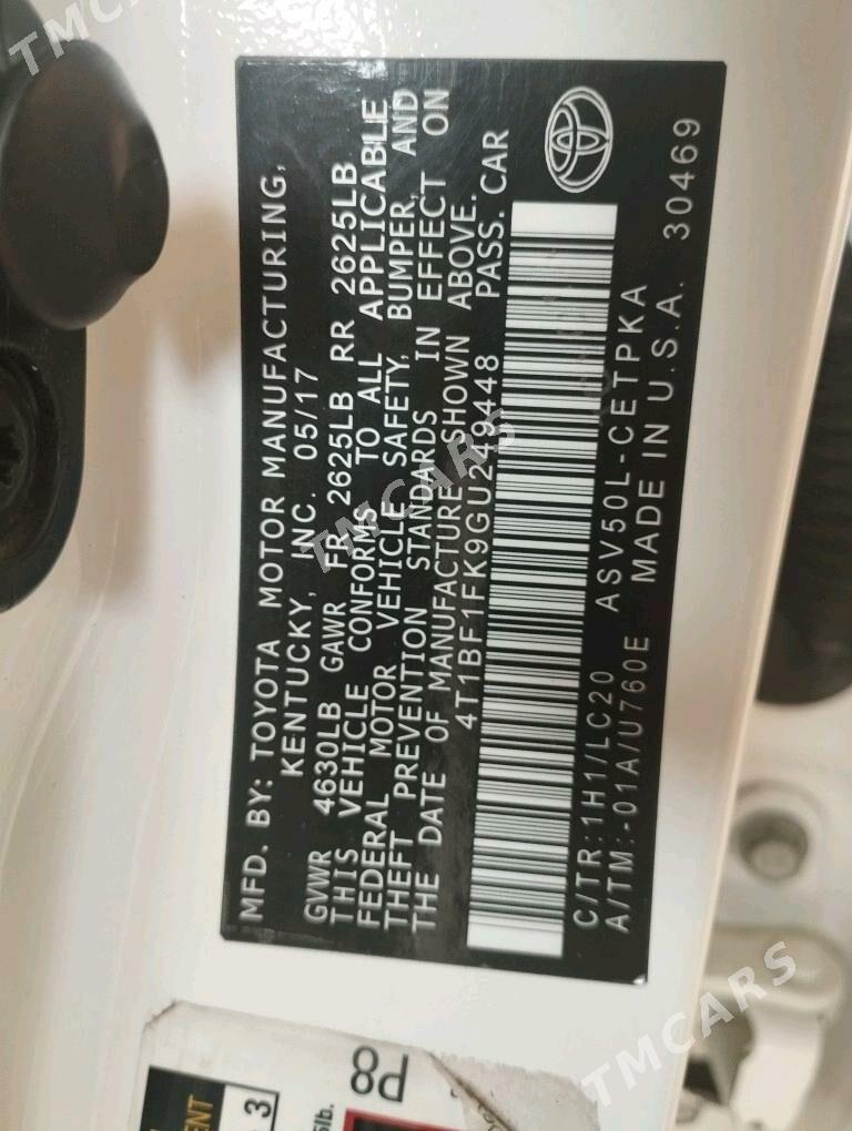 Toyota Camry 2017 - 250 000 TMT - Чоганлы - img 3