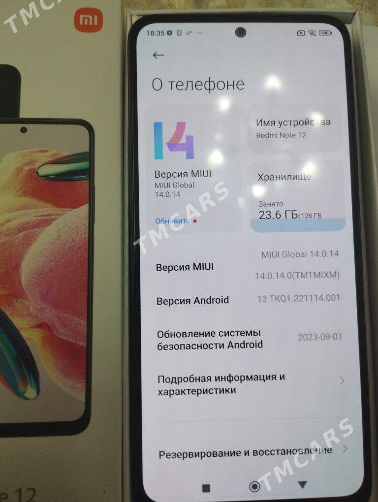Redmi Note 12 Ram8+4 Rom 128gb - Türkmenabat - img 6