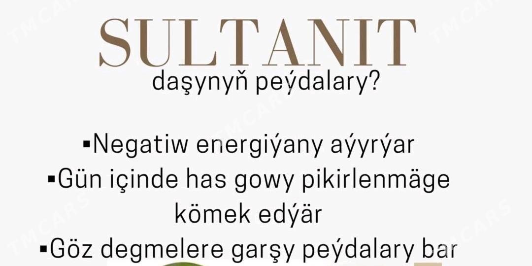Sultanit daşly kümüş braslet - Балканабат - img 3