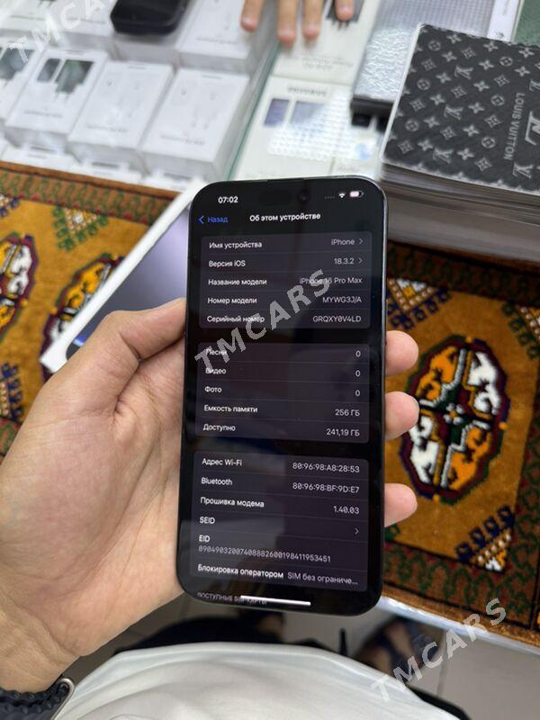 iPhone 16 pro max 256GB 100% - Garaşsyzlygyň 15 ýyllygy Söwda Merkezi - img 4