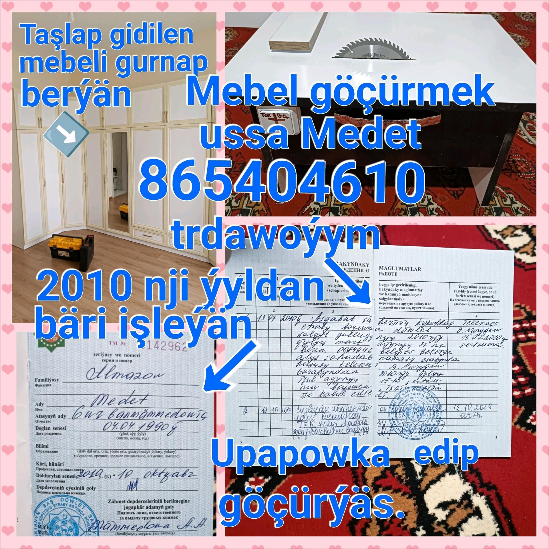Mebel gocurmek sokmek duzmek - Aşgabat - img 6