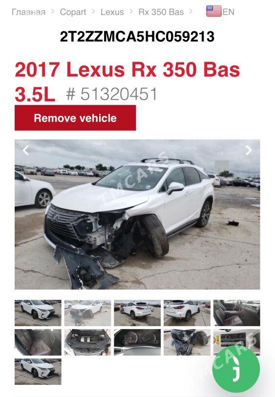Lexus RX 350 2017 - 470 000 TMT - Podwoýski köç. (Bitarap Türkmenistan şaýoly) - img 8