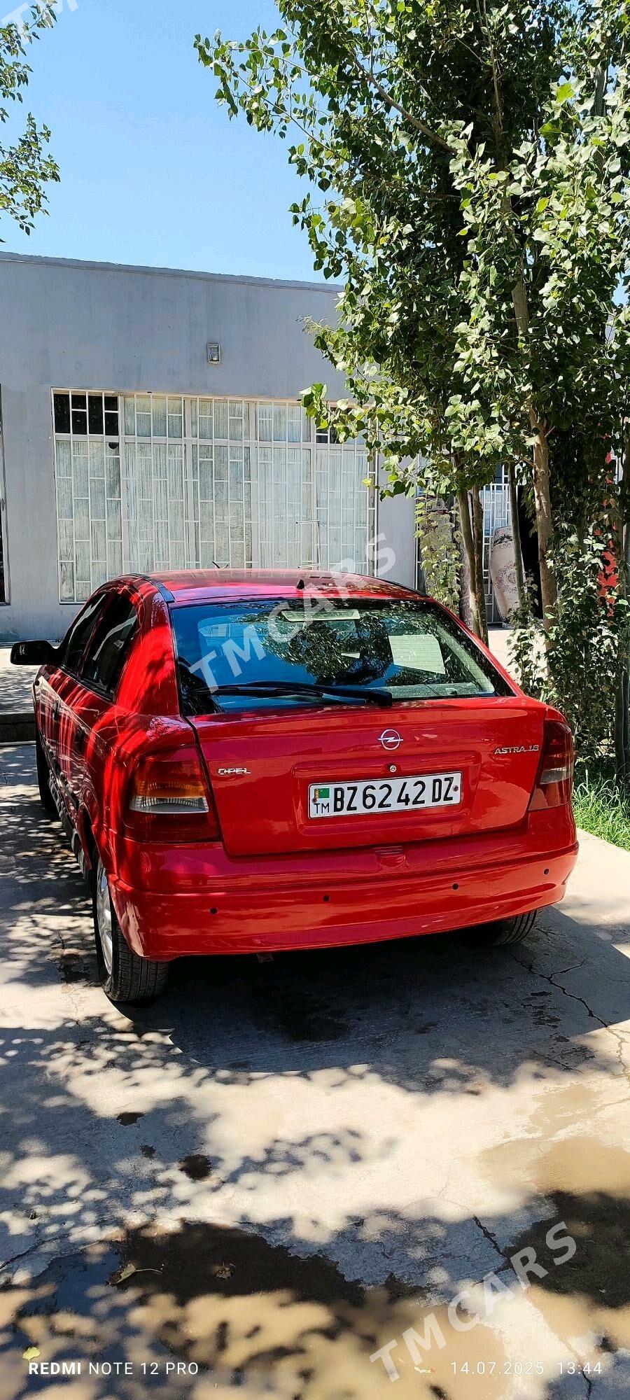 Opel Astra 1999 - 65 000 TMT - Гурбансолтан Едже - img 5