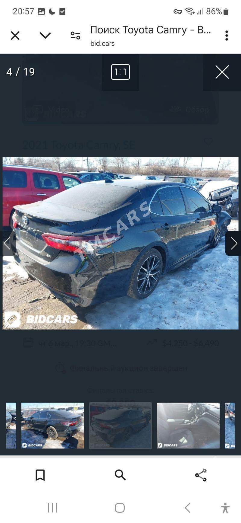 Toyota Camry 2020 - 207 000 TMT - Мары - img 9