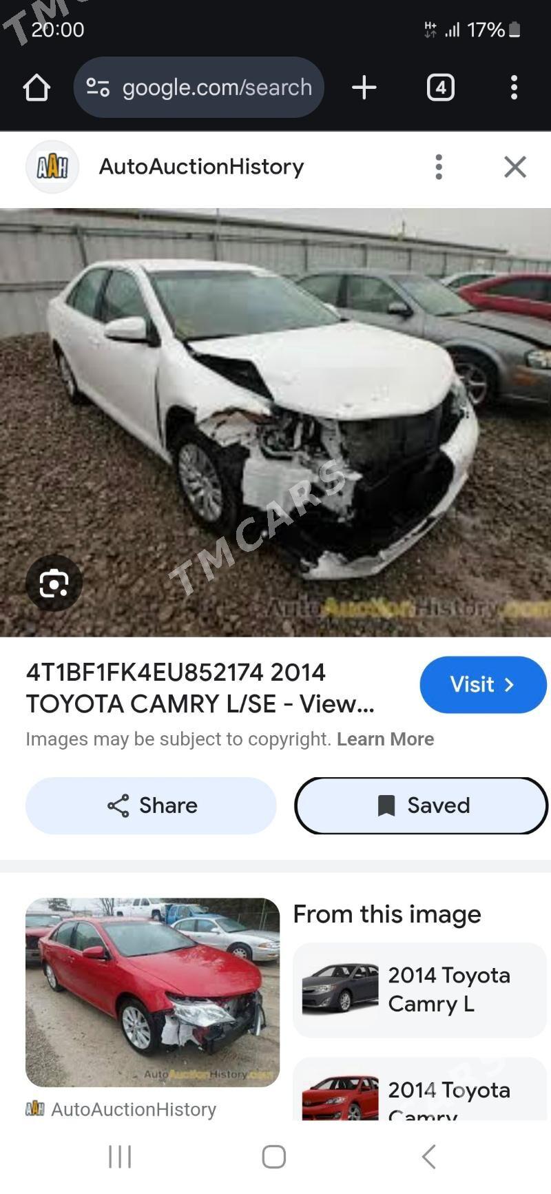 Toyota Camry 2014 - 225 000 TMT - Çoganly - img 6