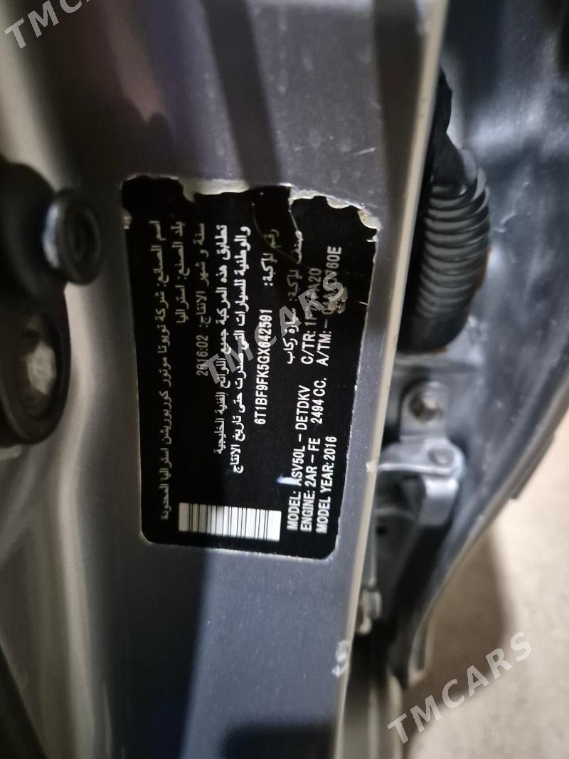 Toyota Camry 2016 - 222 000 TMT - Мургап - img 2
