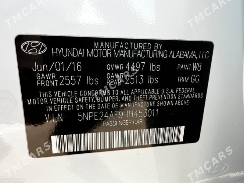 Hyundai Sonata 2016 - 165 000 TMT - Mary - img 5
