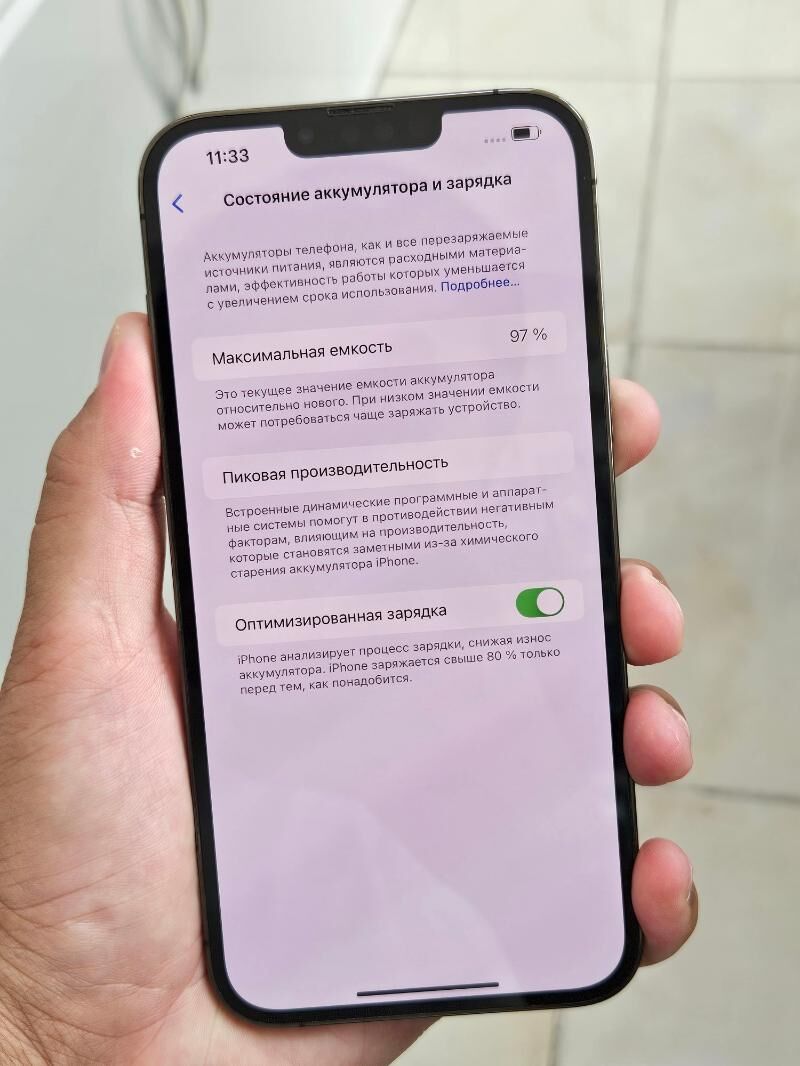 iphone 13pro max 97% 128gb ZA - Aşgabat - img 6
