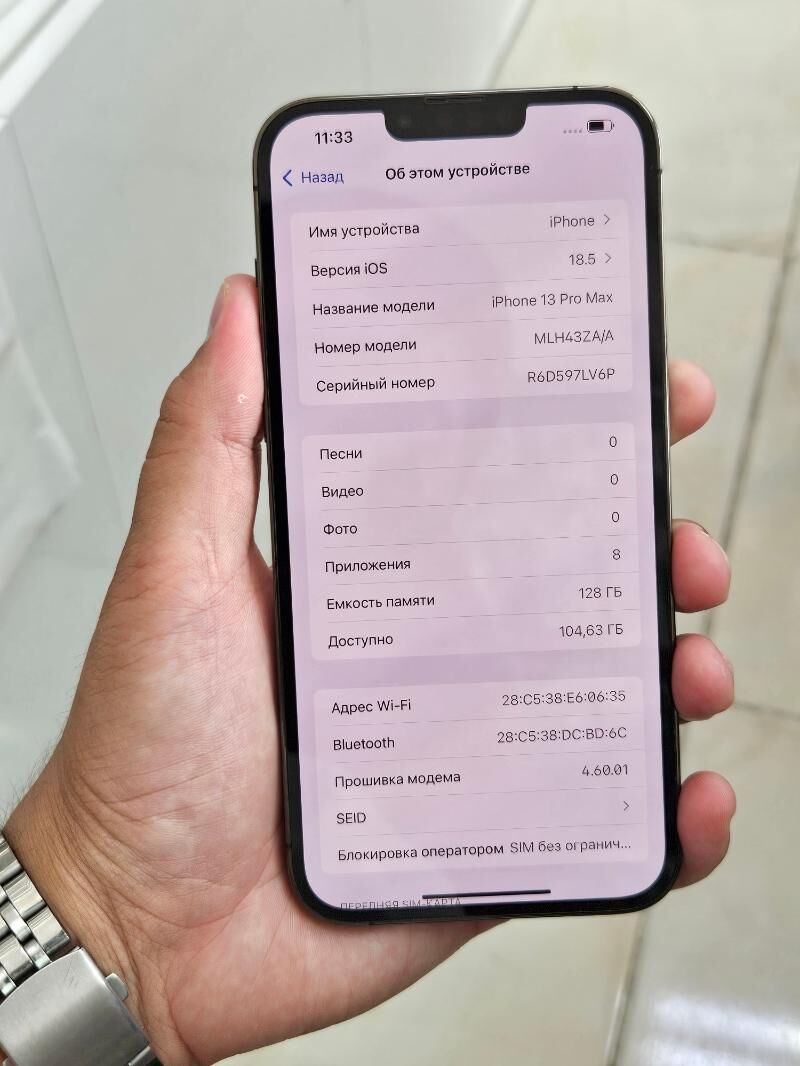 iphone 13pro max 97% 128gb ZA - Aşgabat - img 7