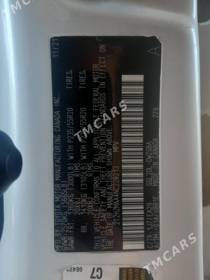 Lexus RX 350 2022 - 600 000 TMT - Дянев - img 2