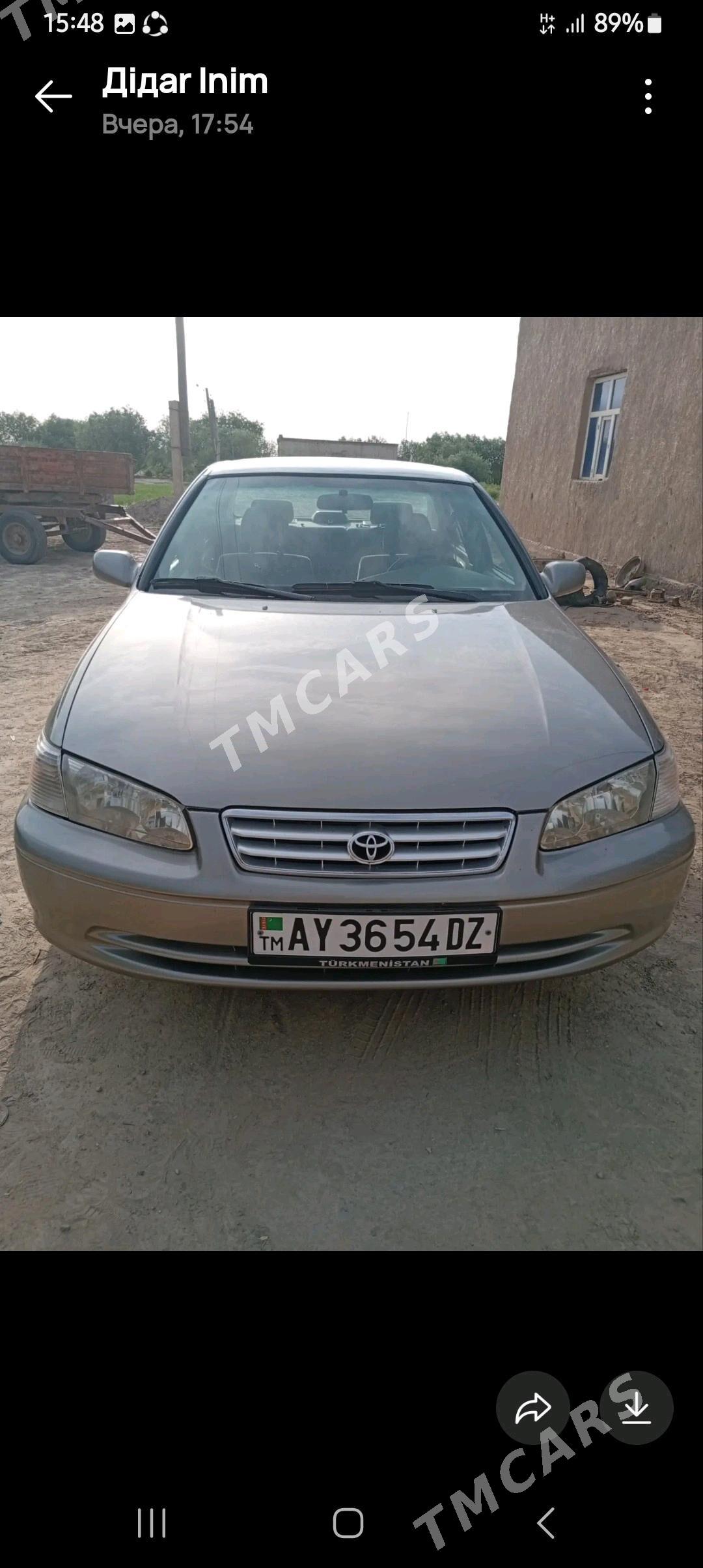 Toyota Camry 2001 - 160 000 TMT - Акдепе - img 1
