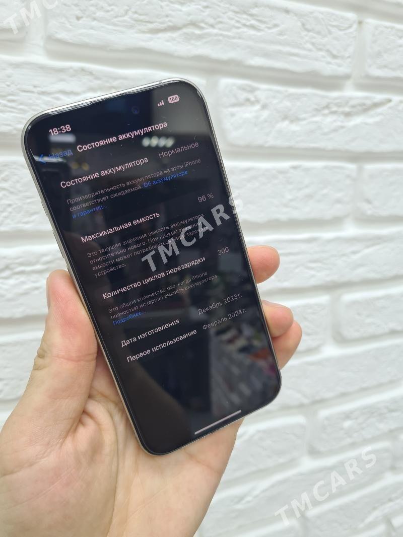 IPHONE 15 PRO 128GB - Ашхабад - img 3