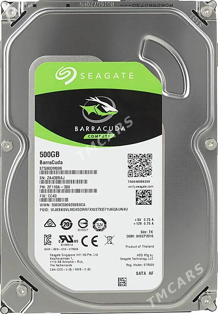 Жёсткий диск  HDD 500 GB - Türkmenabat - img 2