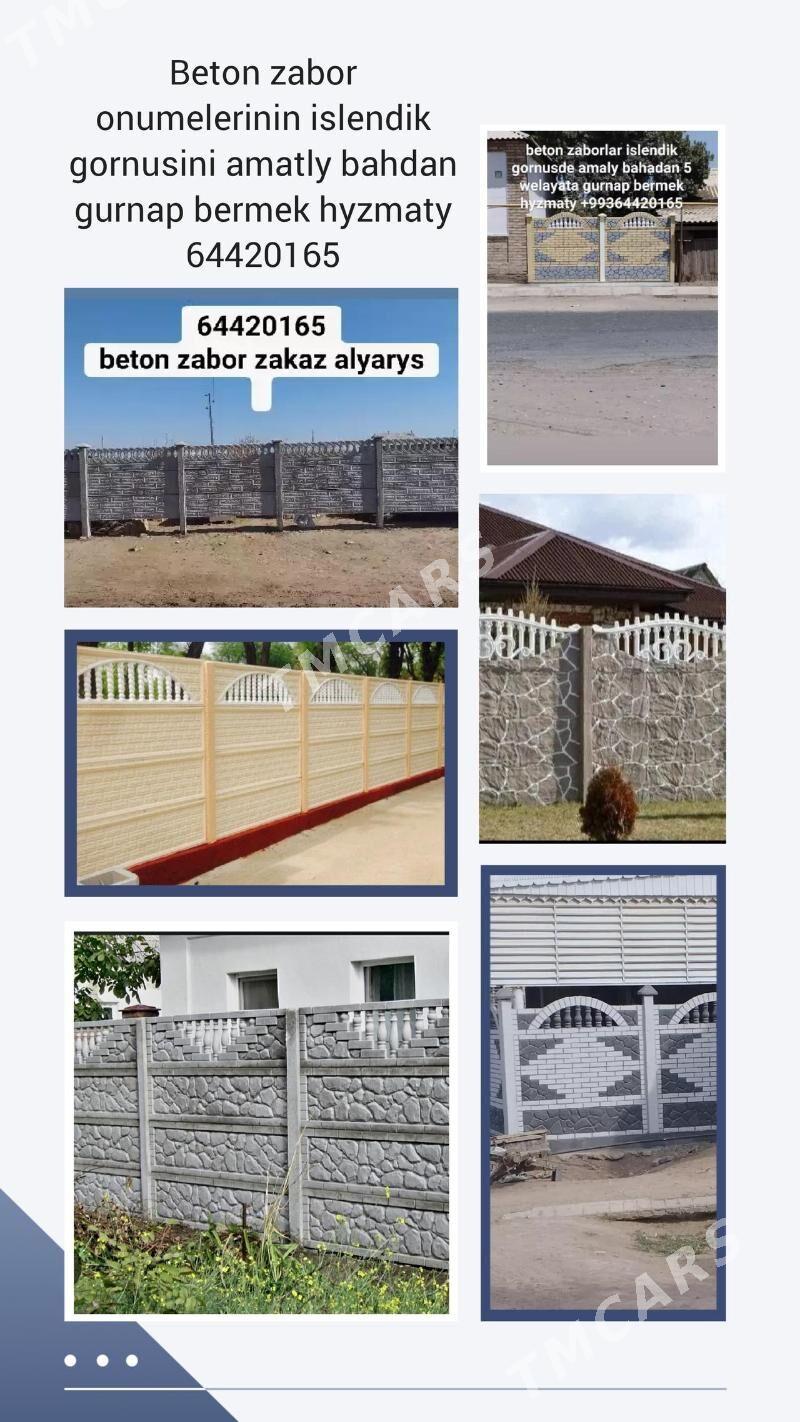 Beton zaborlar - Çärjew - img 2