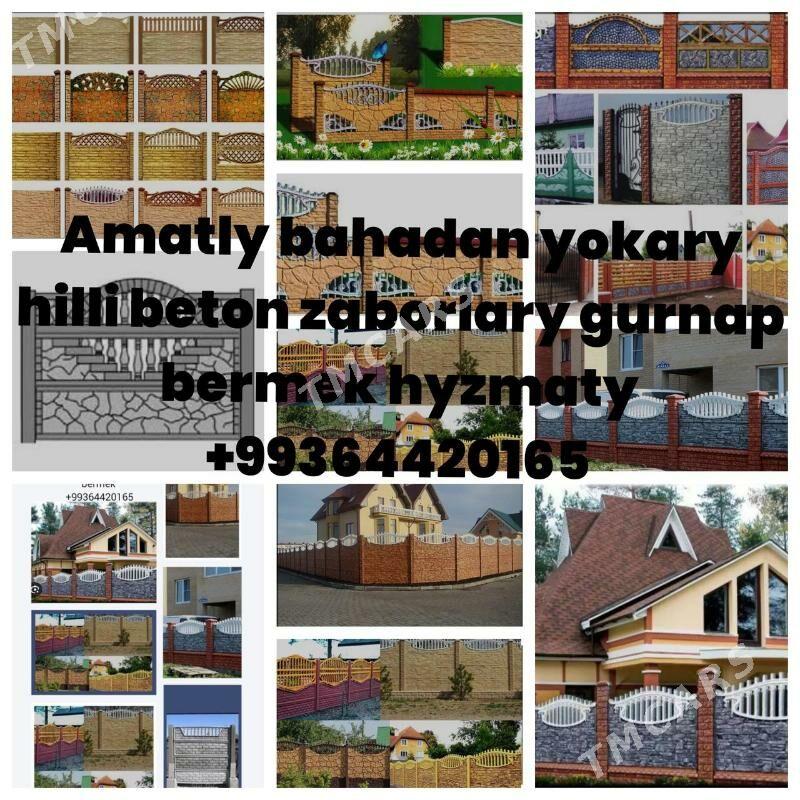 Beton zaborlar - Çärjew - img 7
