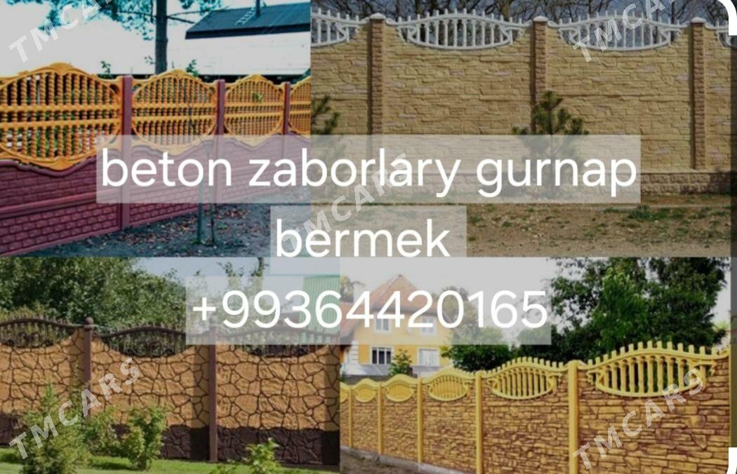 Beton zaborlar - Çärjew - img 8