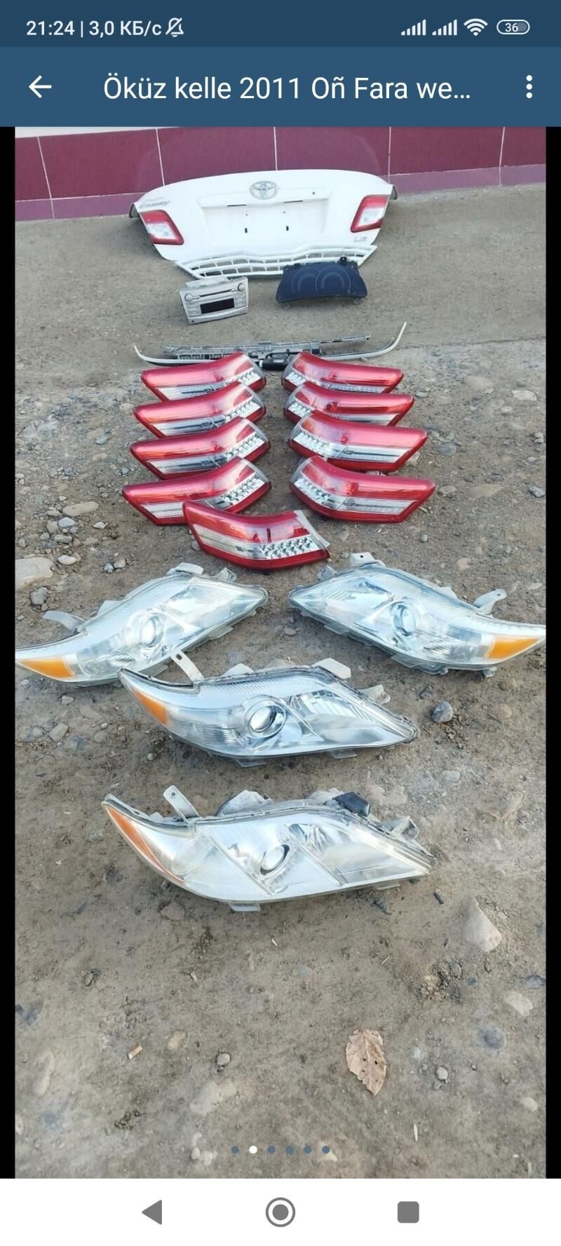 Toyota Camry 2011 yz Stopnik. 100 TMT - Мары - img 3
