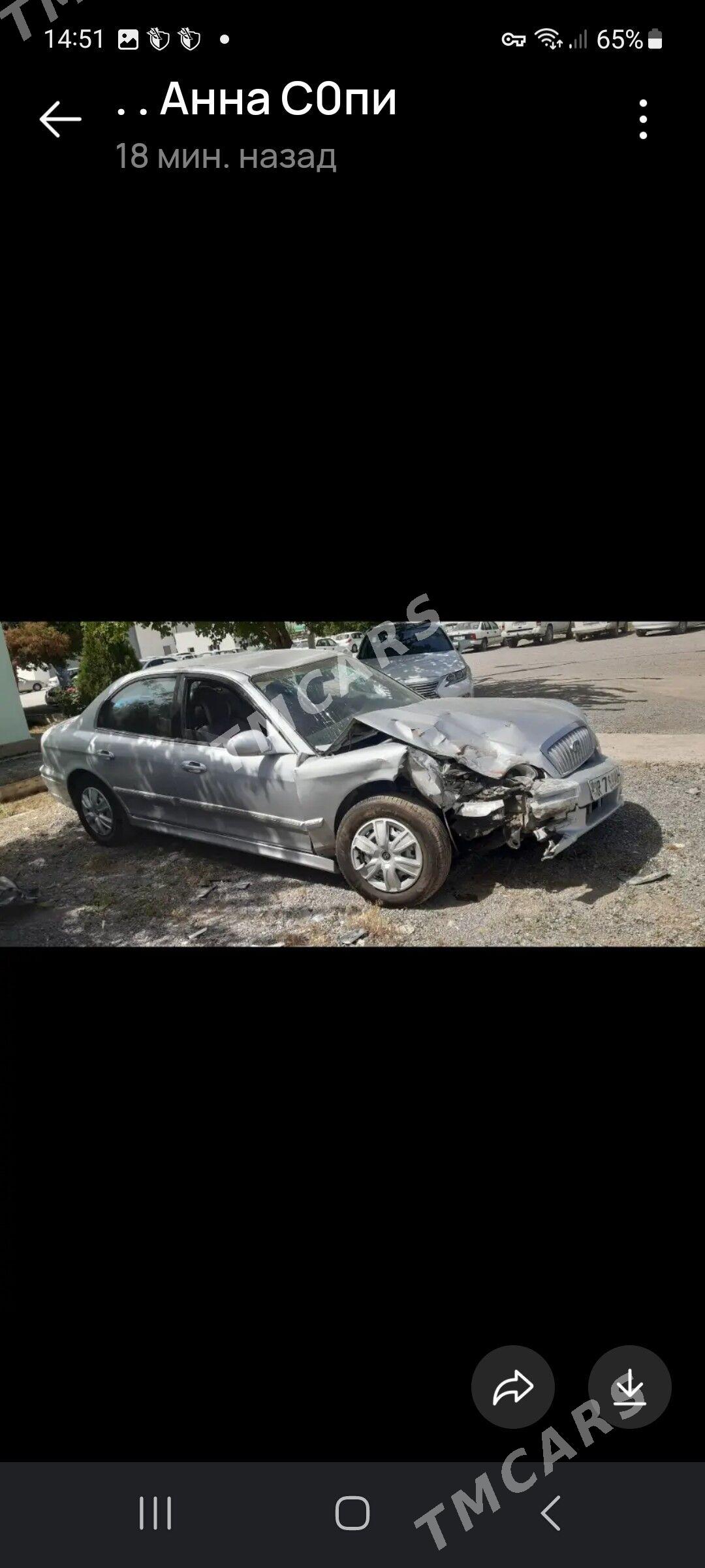 Hyundai Sonata 2001 - 34 000 TMT - Гёкдепе - img 6