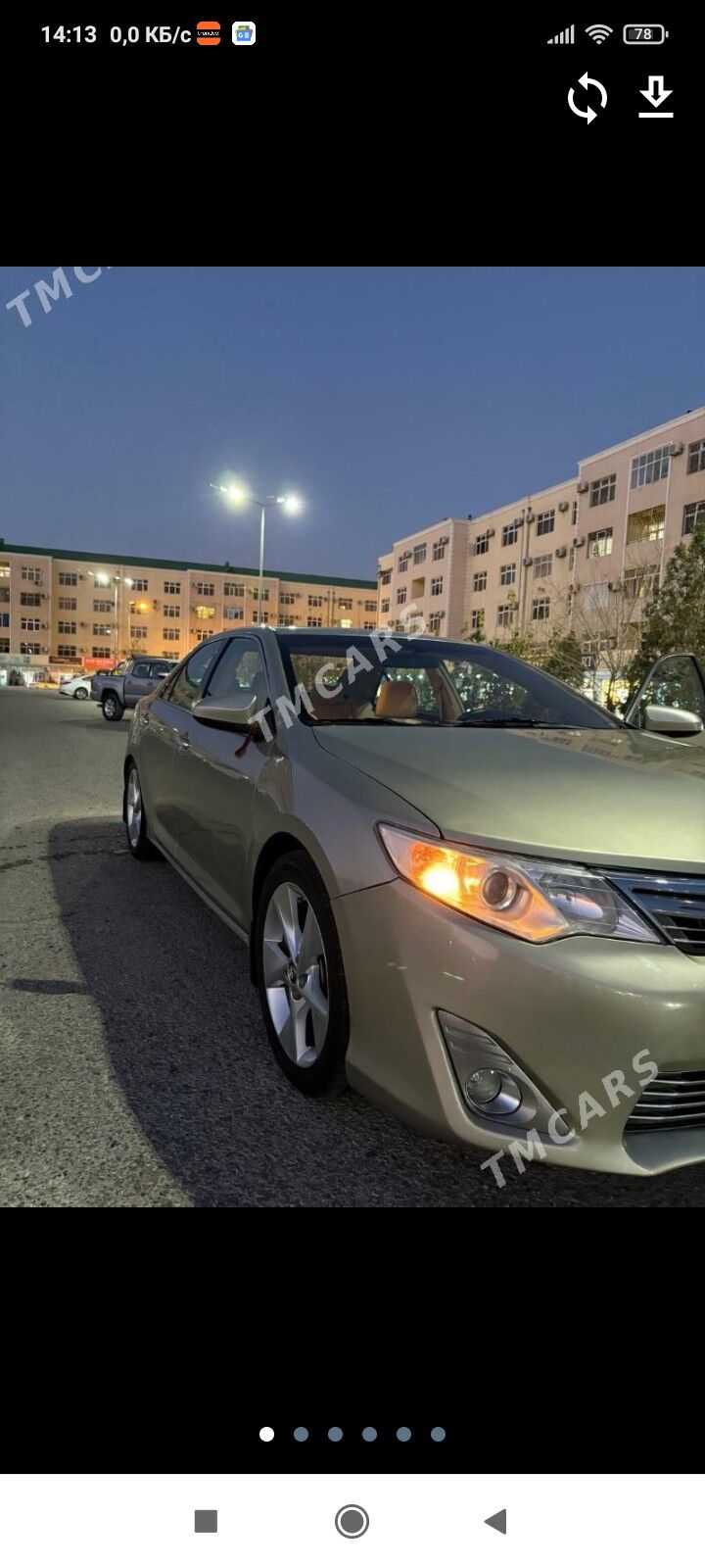 Toyota Camry 2013 - 210 000 TMT - Туркменабат - img 4
