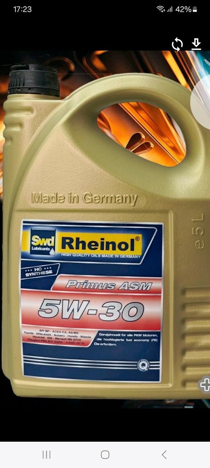 Ýag reno.5.W.30.5.L 530 TMT - Кëши - img 1