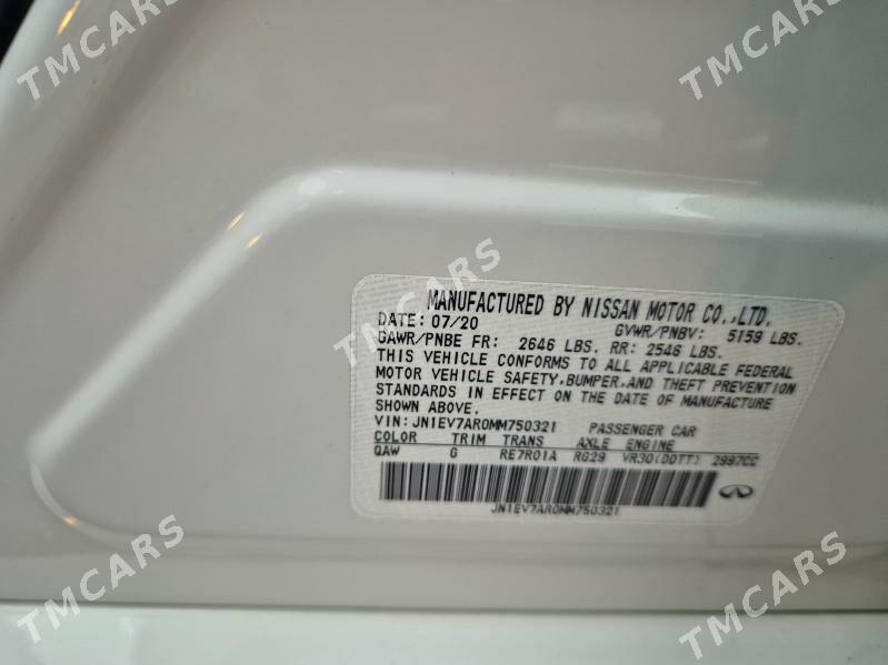 Infiniti Q50 2021 - 284 000 TMT - Ашхабад - img 4