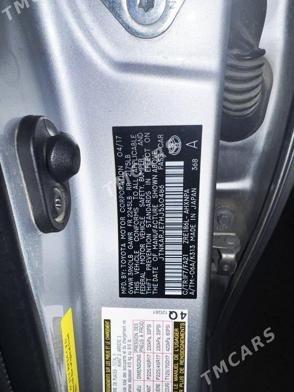 Toyota Corolla iM 2017 - 180 000 TMT - Çärjew - img 6