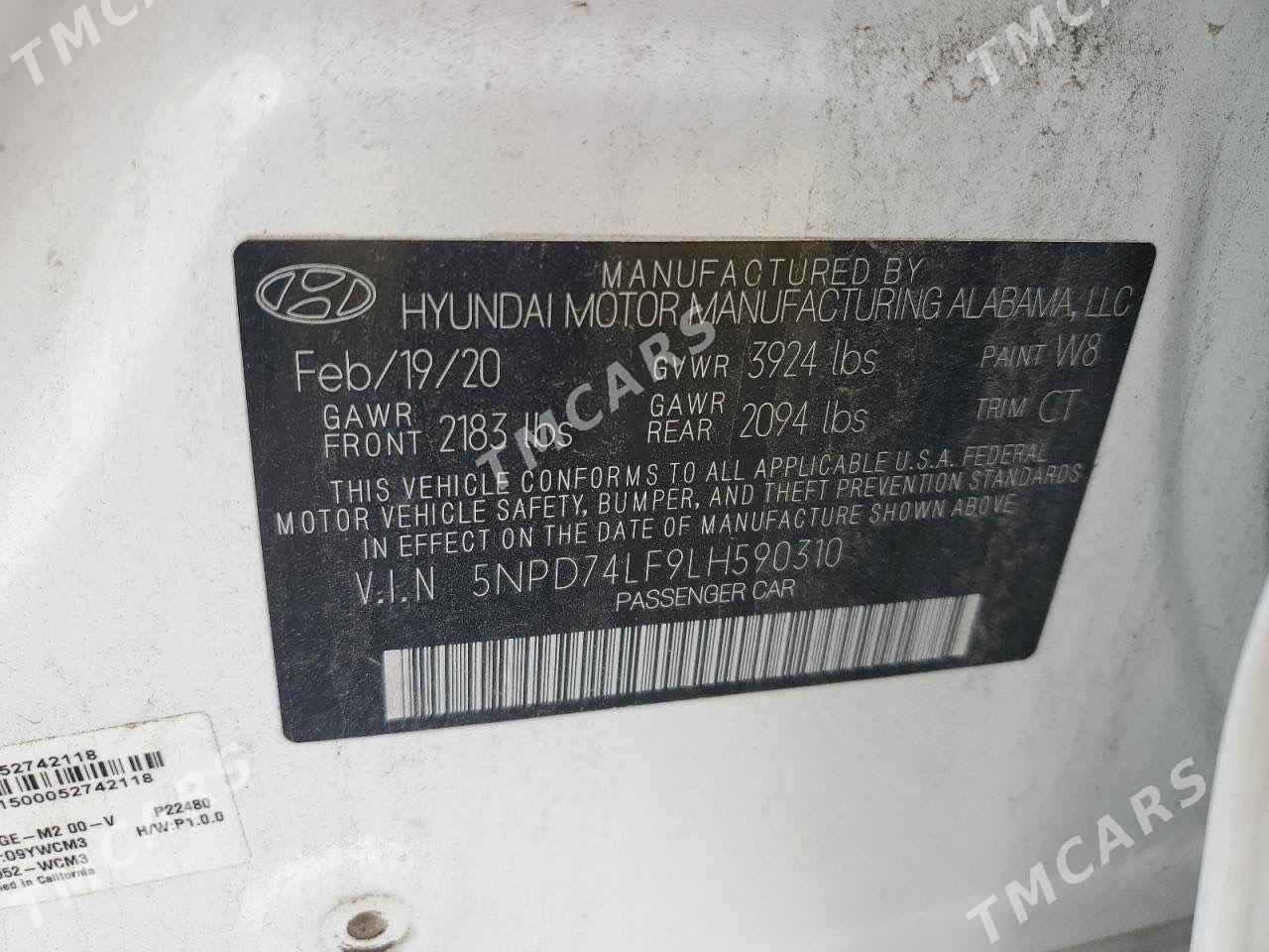 Hyundai Elantra 2020 - 219 999 TMT - Aşgabat - img 3