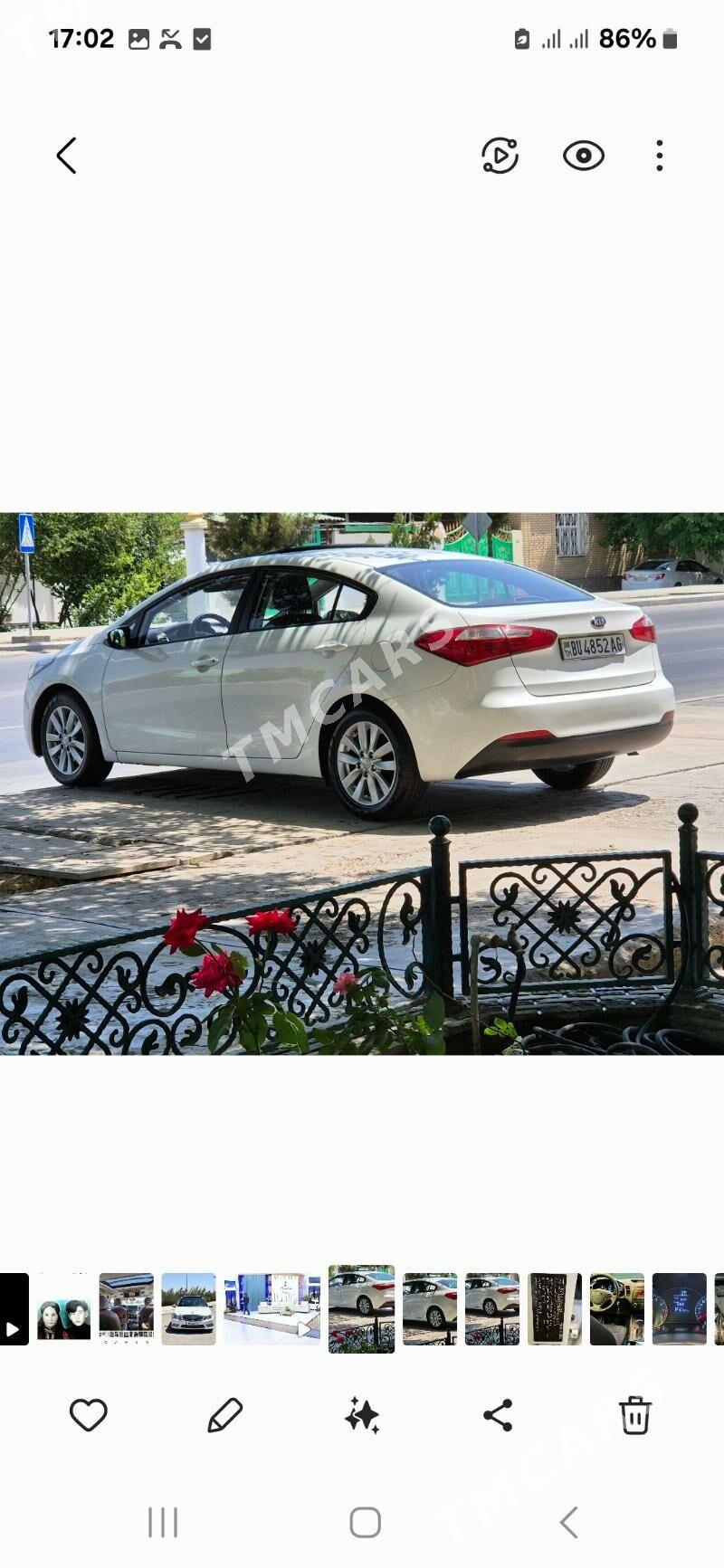 Kia Cerato 2016 - 170 000 TMT - Aşgabat - img 7