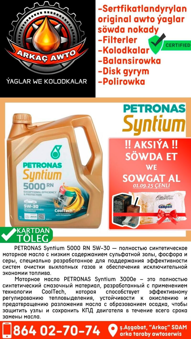 AKSIYA 🟠 PETRONAS MOTOR YAGLA - Aşgabat - img 2
